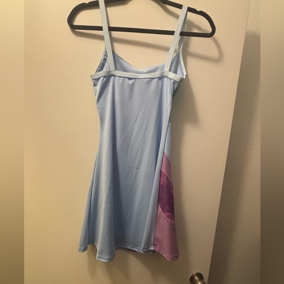 Colorful Strappy Dress with Cutout - Picture 3 of 3